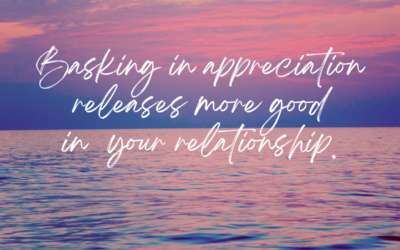 Appreciation is a wonderful frequency to embody.